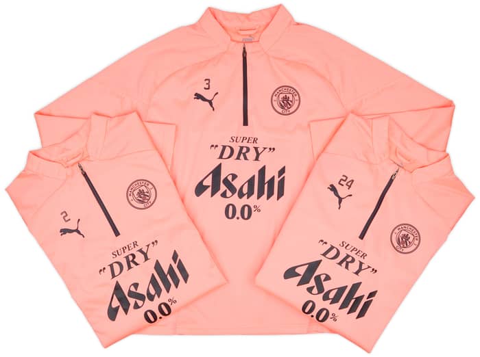 2024-25 Manchester City Player Issue 1/4 Zip Rain Top # - 7/10