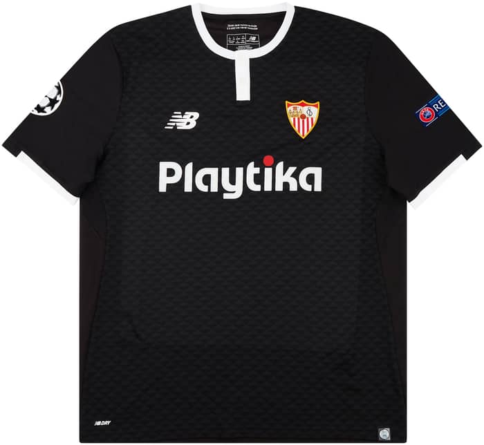 2017-18 Sevilla Match Issue Champions League Third Shirt L.Muriel #20 (v Man Utd)