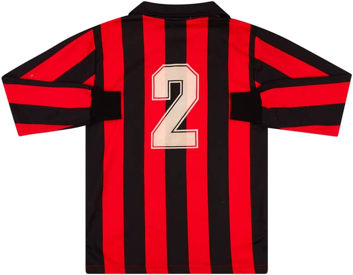 1987-88 AC Milan Match Issue Home L/S Shirt #2