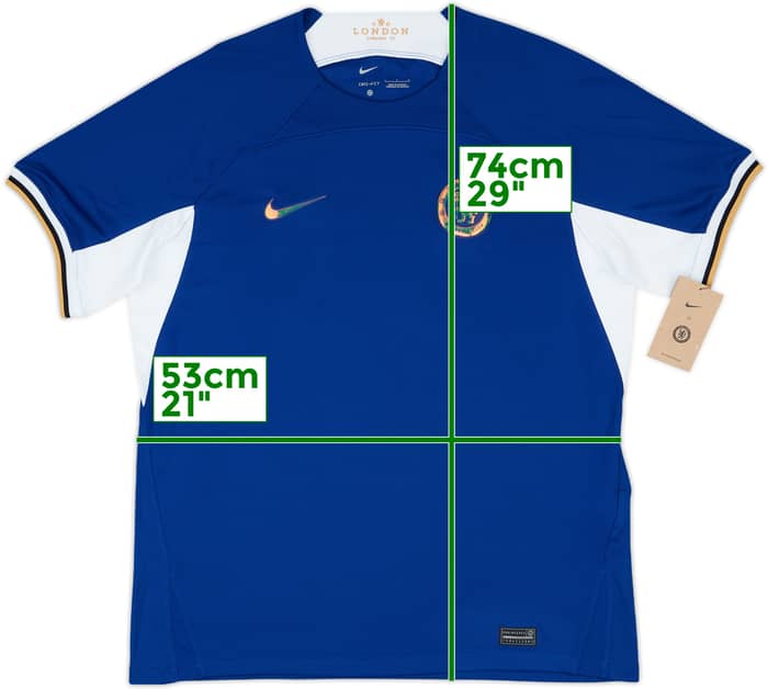 2023-24 Chelsea Home Shirt Caicedo #25 (L)
