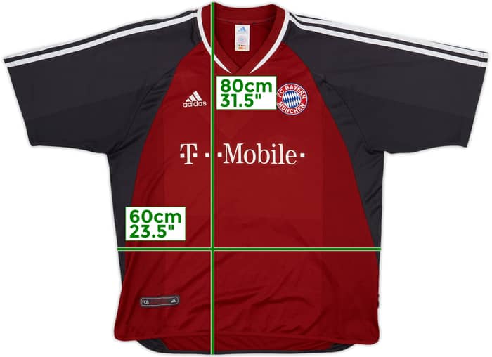 2002-03 Bayern Munich Home Shirt Elber #9 - 5/10 - (XL)