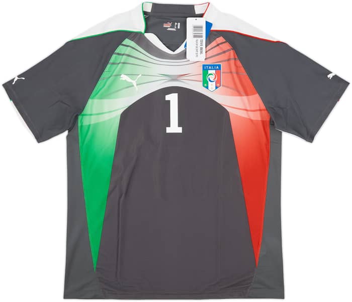 2010-12 Italy Player Issue GK S/S Shirt Buffon #1 (XXL)