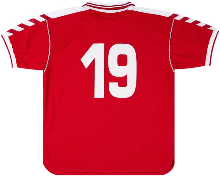 1998-00 Denmark Match Issue Home Shirt #19