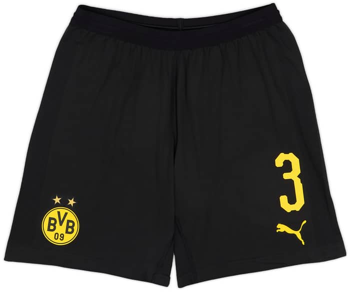 2018-19 Borussia Dortmund Player Issue Home Shorts # - 7/10