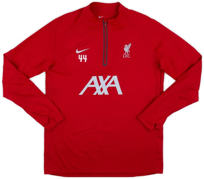 2023-24 Liverpool Player Issue 1/4 Zip Drill Top # - 9/10 - (M)