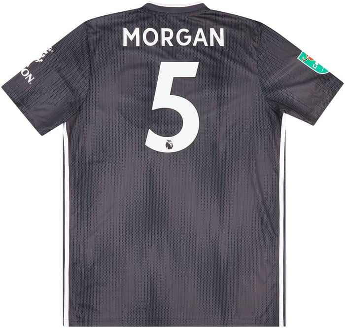 2019-20 Leicester City Match Issue Away Shirt Morgan #5 (v Aston Villa)