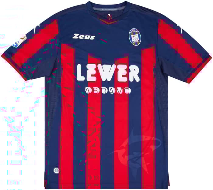 2017-18 Crotone Match Issue Home Shirt Stoian #5
