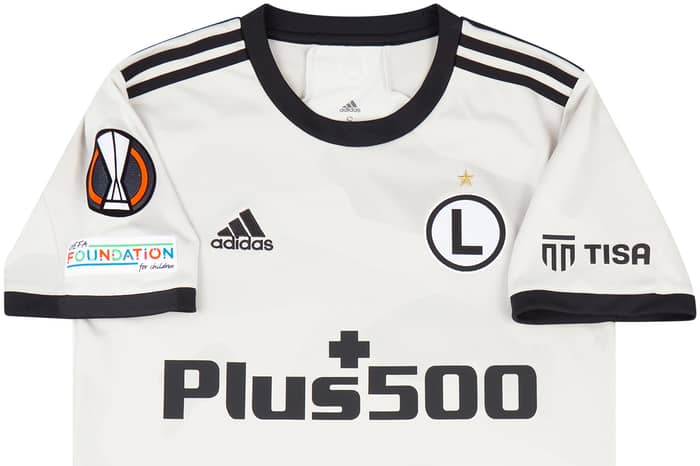 2021-22 Legia Warsaw Match Worn Europa League Andre #8 (v Leicester)