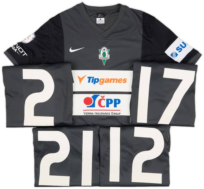 2014-15 FK Jablonec Player Issue Away Shirt # - 9/10 - (L)