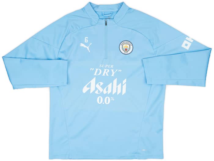 2023-24 Manchester City Player Issue 1/4 Zip Rain Top # - 9/10