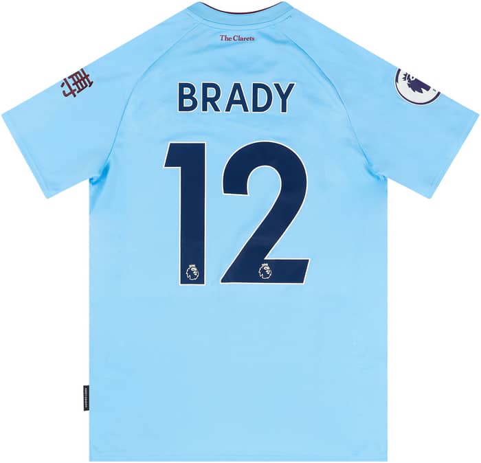2019-20 Burnley Match Issue Away Shirt Brady #12 (v Sheff Utd)