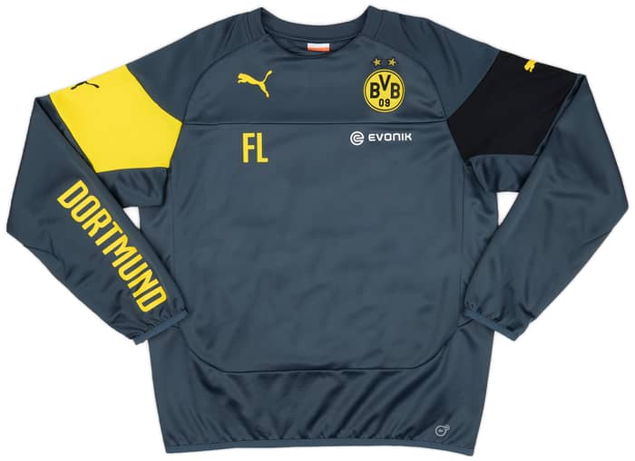 2014-15 Borussia Dortmund Staff Issue Training Sweat Top - 7/10 - (L)
