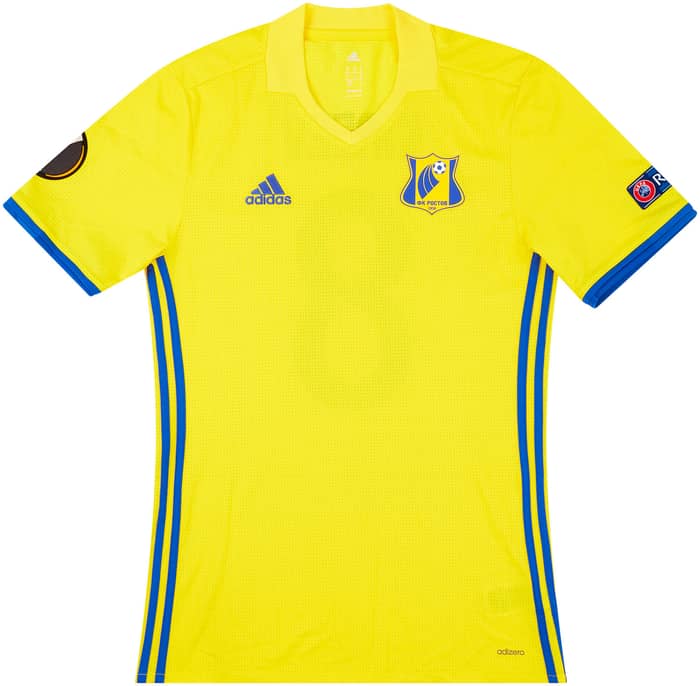 2016-17 FC Rostov Match Issue Europa League Home Shirt Kireev #8 (v Manchester United)