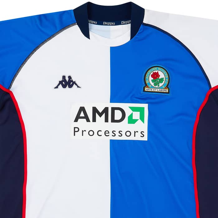 2002-03 Blackburn Match Issue Home Shirt #17