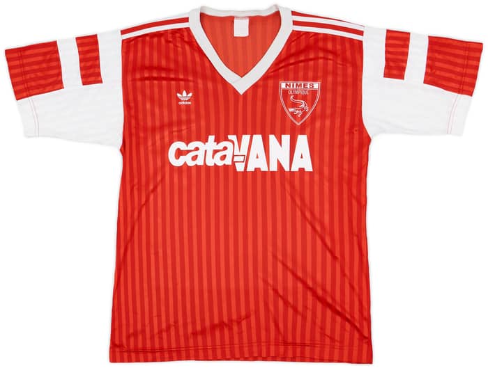 1990-92 Nimes Olympique Home Shirt - 8/10 - (M/L)