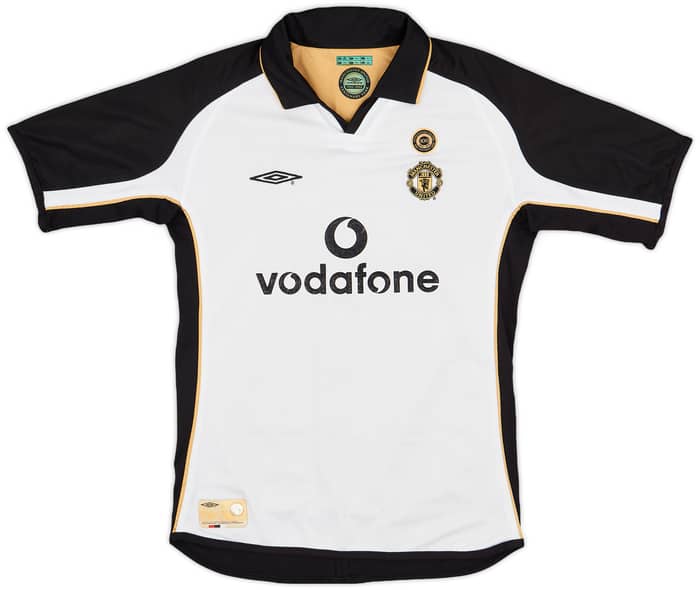 2001-02 Manchester United Centenary Away/Third Shirt - 9/10 - (S.Boys)
