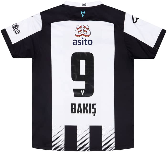 2020-21 Heracles Match Issue Home Shirt Bakis #9