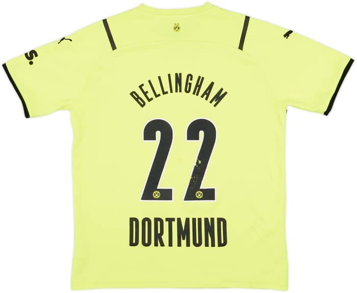 2021-22 Borussia Dortmund European Home Shirt Bellingham #22 - 5/10 - (S)