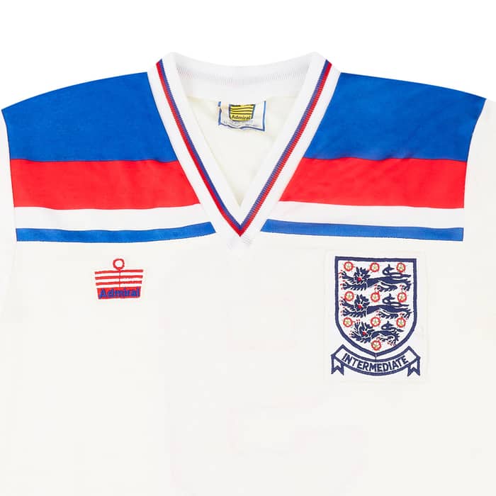 1982 England U-21 Match Issue European Championship Home Shirt #9 (Hateley)