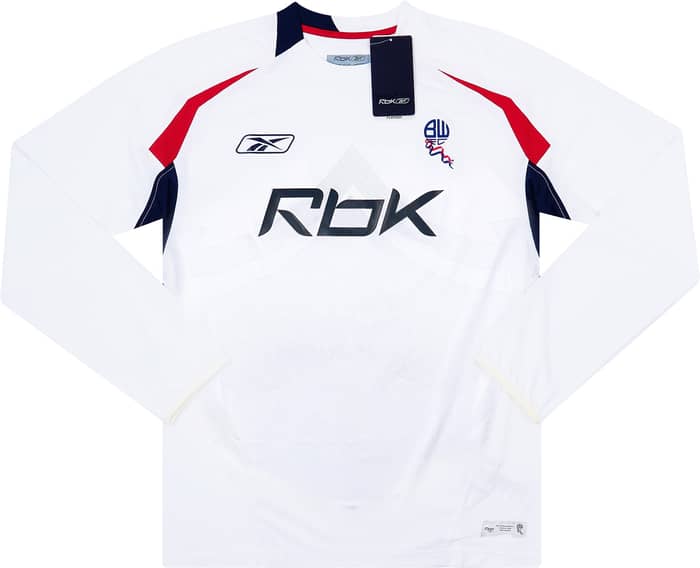 2007-08 Bolton Home L/S Shirt (M)