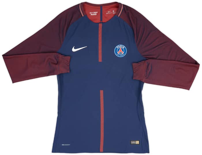 2017-18 Paris Saint-Germain Player Issue Home L/S Shirt