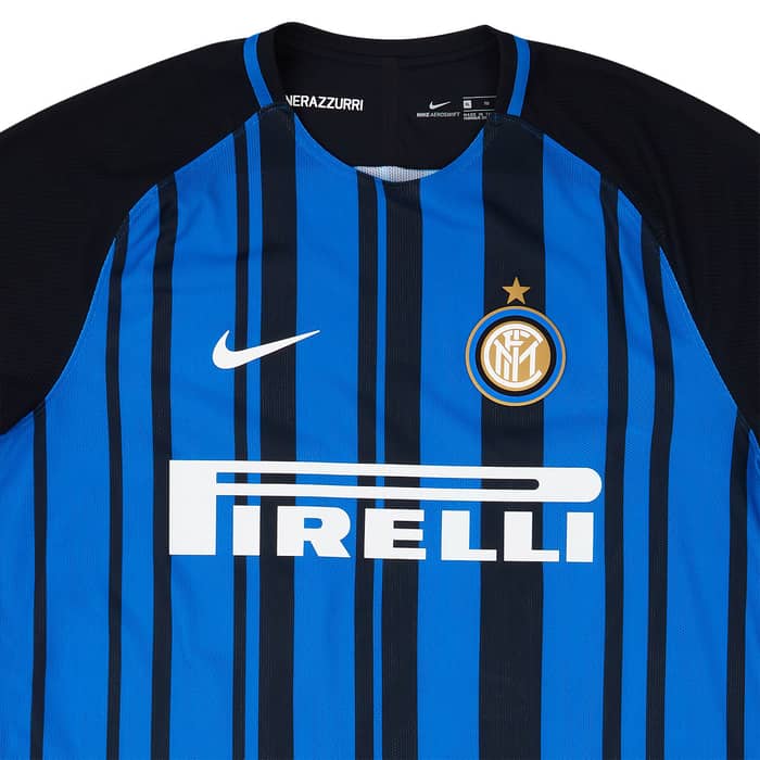 2017-18 Inter Milan Player Issue Authentic Home Shirt - NEW - XL