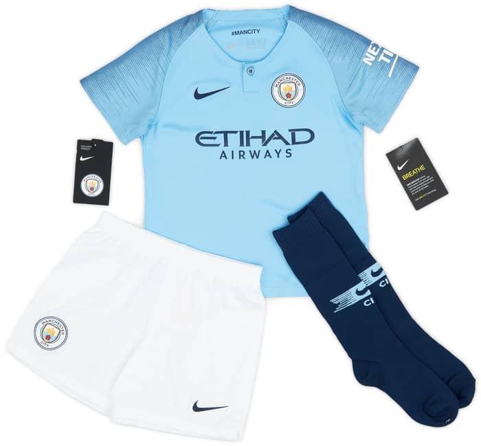 2018-19 Manchester City Home Full Kit (3-4 Years)