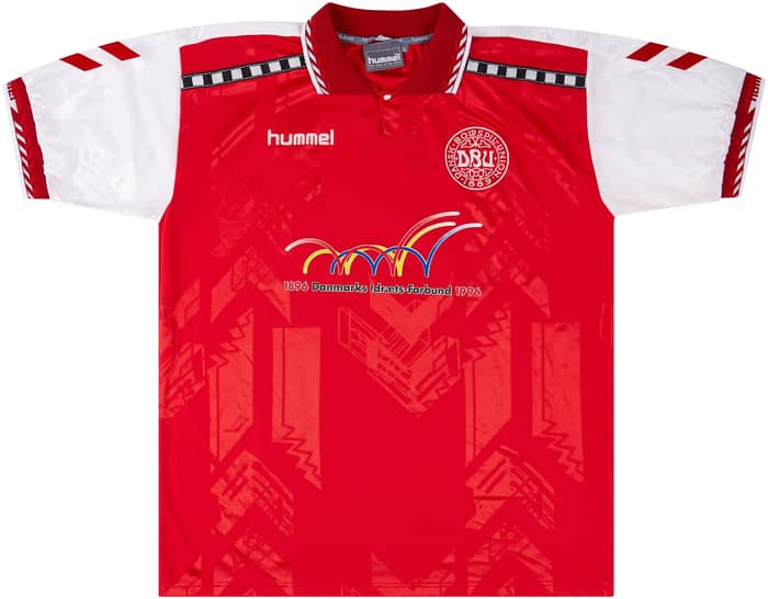 1996-98 Denmark Match Issue Home Shirt #2