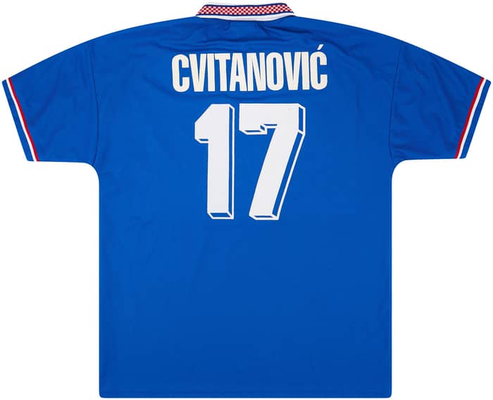 1999-00 Croatia Zagreb Match Issue Home Shirt Cvitanovic #17