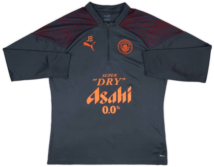 2023-24 Manchester City Staff Issue 1/4 Zip Training Top # - 9/10