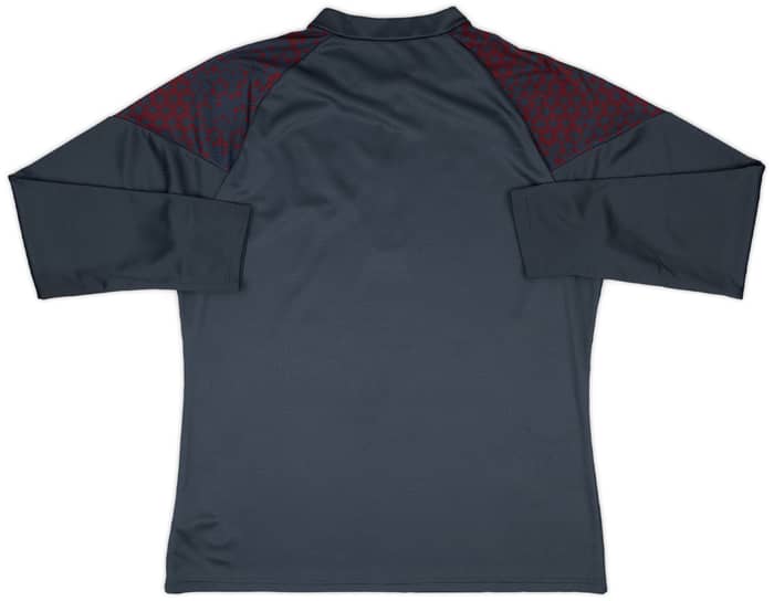 2023-24 Manchester City Staff Issue 1/4 Zip Training Top # - 9/10