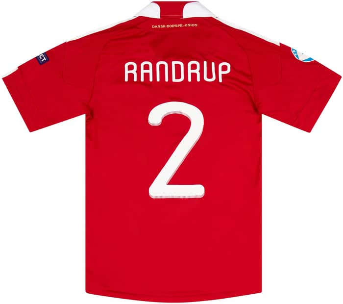 2011 Denmark U-21 Match Issue European Championship Signed Home Shirt Randrup #2