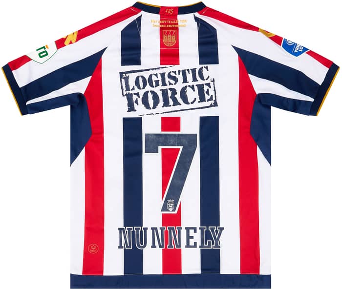 2021-22 Willem II Match Issue Home Shirt Nunnely #7 (v Ajax)
