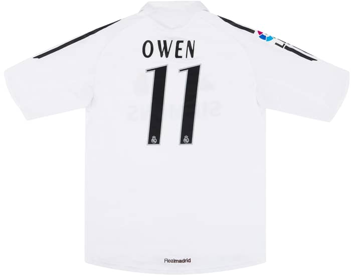 2005 Real Madrid Match Issue Home Shirt Owen #11 (v MLS All-Stars)