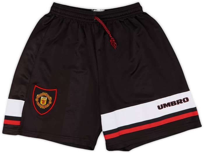 1997-99 Manchester United Away Shirt and Shorts - 6/10 - (L.Boys)