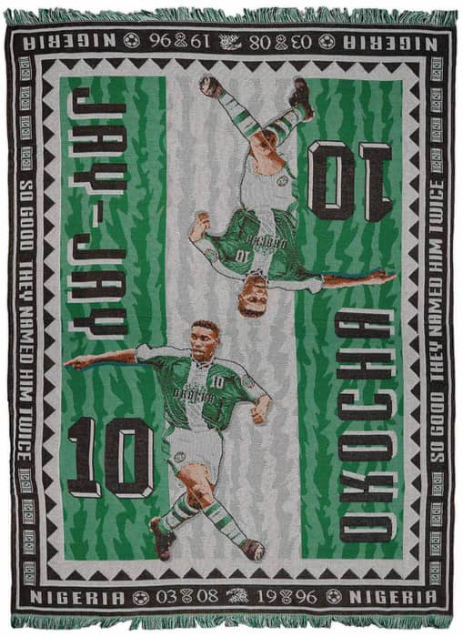 Jay-Jay Okocha Nigeria Tapestry Rug