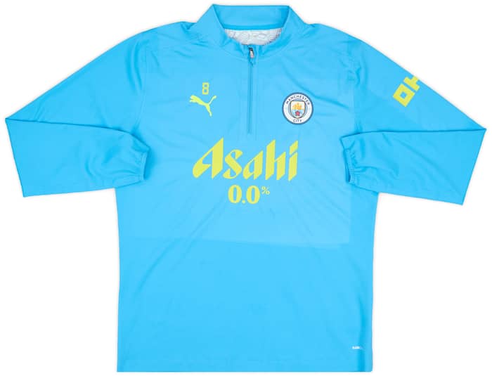 2024-25 Manchester City Player Issue 1/4 Zip Training Rain Top # - 7/10