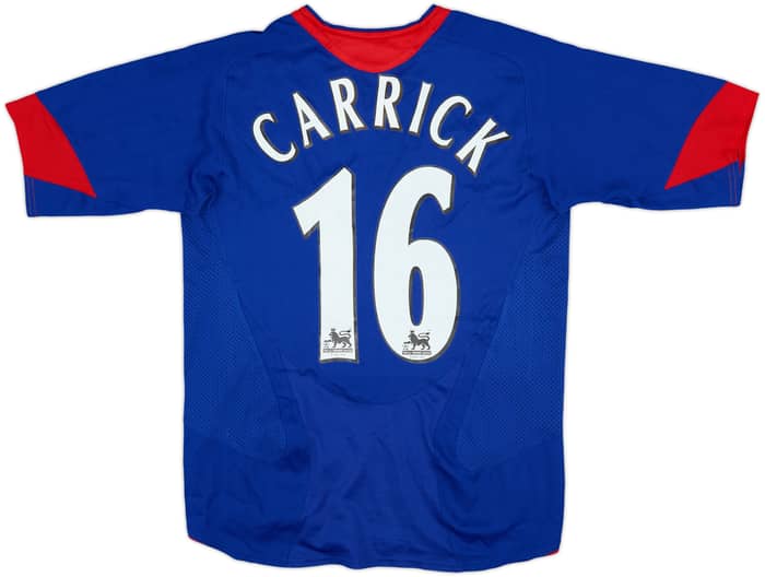 2006-08 Manchester United Third Shirt Carrick #16 - 9/10 - (L.Boys)