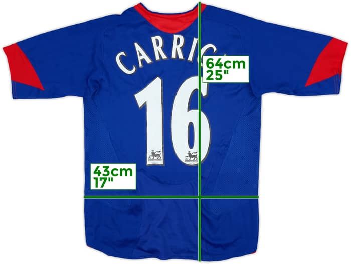 2006-08 Manchester United Third Shirt Carrick #16 - 9/10 - (L.Boys)