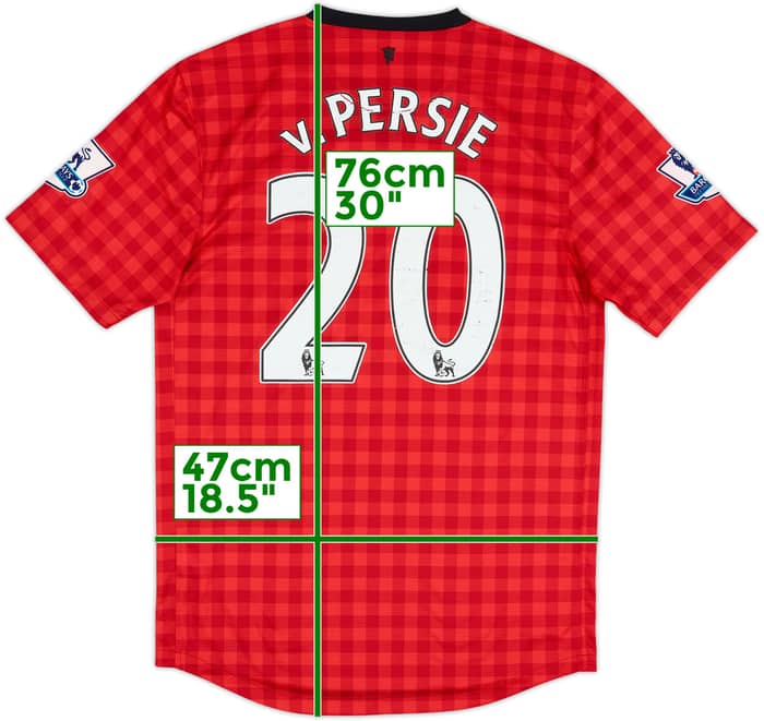 2012-13 Manchester United Home Shirt V.Persie #20 - 4/10 - (S)