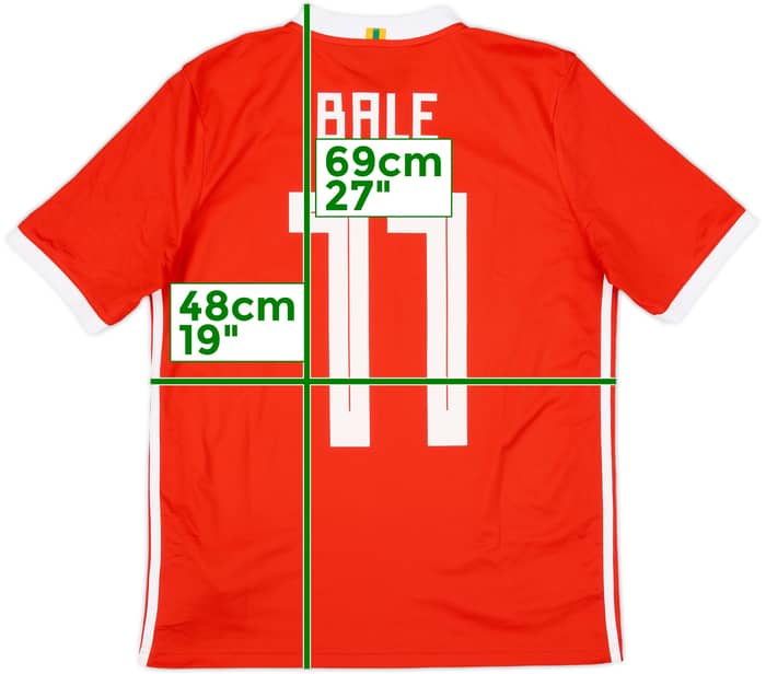 2018-19 Wales Home Shirt Bale #11 - 9/10 - (XL.Boys)