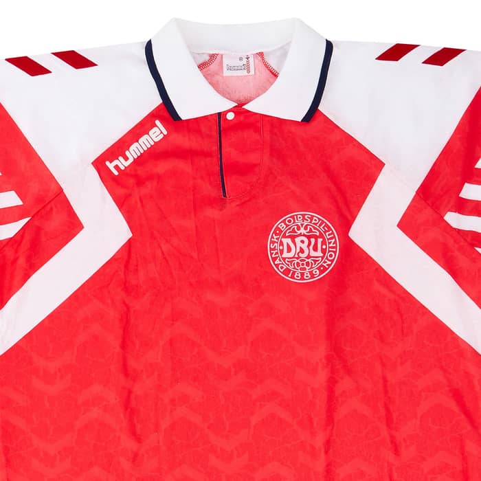 1992-93 Denmark Match Issue Home Shirt #4 (Rieper)