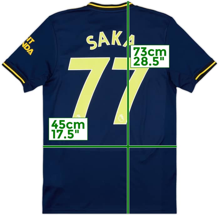 2019-20 Arsenal Third Shirt Saka #77 - 10/10 - (S)