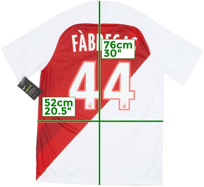 Camiseta de local del Monaco 2018-19 Fabregas #44 (M)