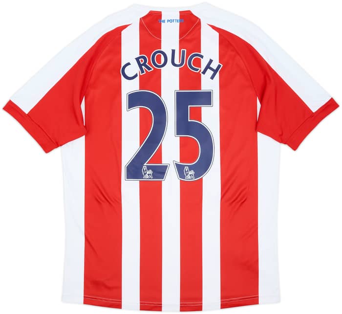 2014-15 Stoke City Home Shirt Crouch #25 - 8/10 - (L)