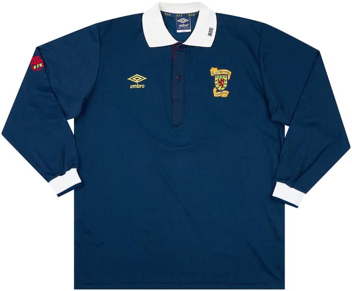 1988-91 Scotland Match Issue Home L/S Shirt #11 (MacLeod)