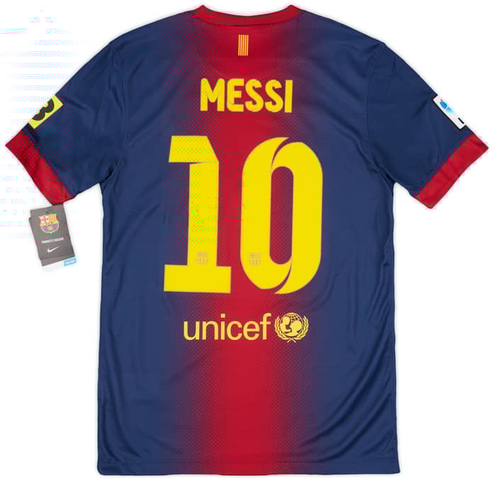 2012-13 Barcelona Home Shirt Messi #10 (S)