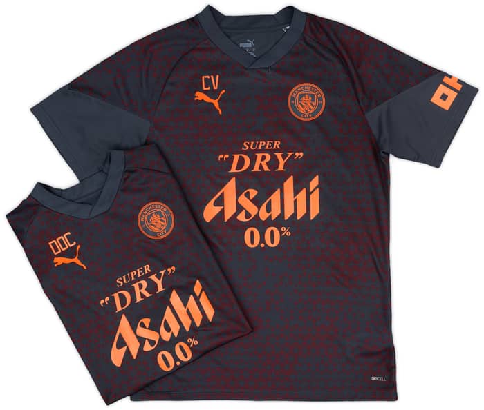 2023-24 Manchester City Staff Issue Training Shirt # - 9/10 - (M)