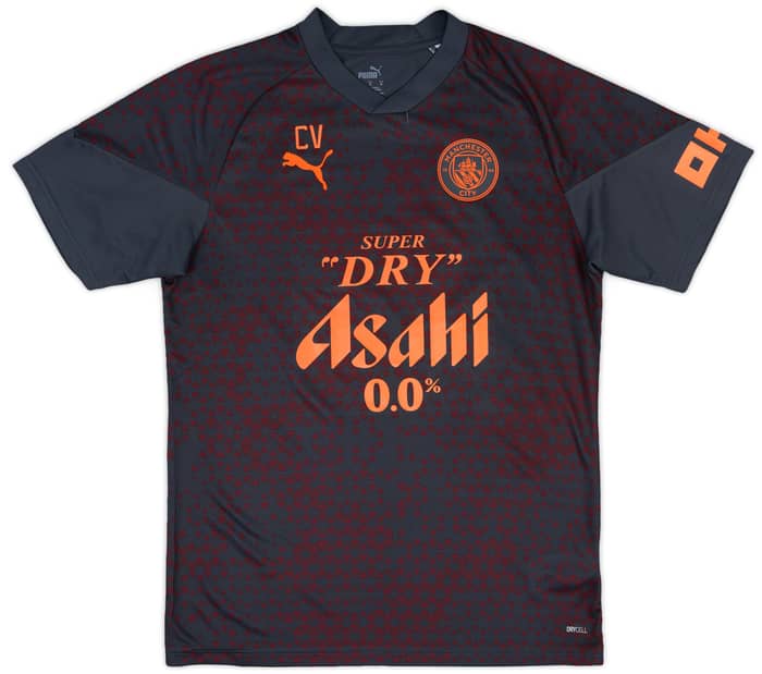 2023-24 Manchester City Staff Issue Training Shirt # - 9/10 - (M)