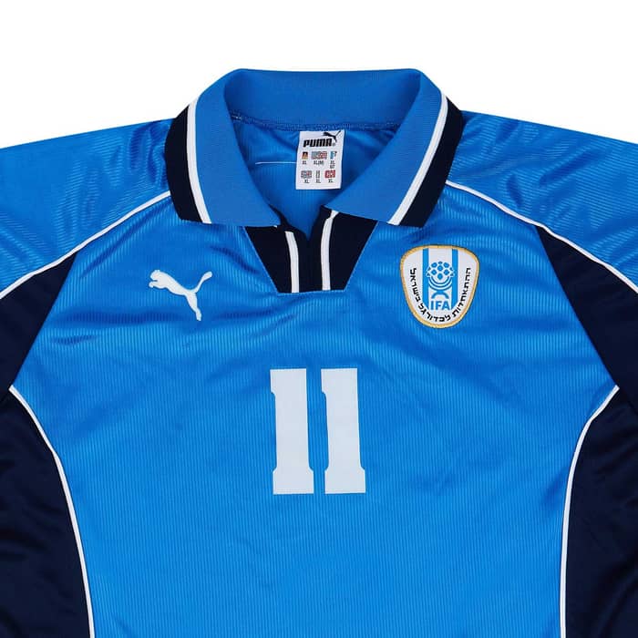 1998-2000 Israel Match Issue Home Shirt #11 (Abukasis)